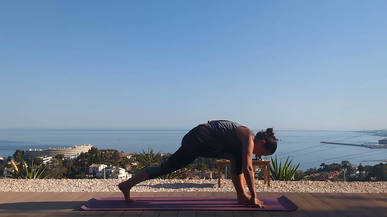 Morning yoga for strength and flexibility